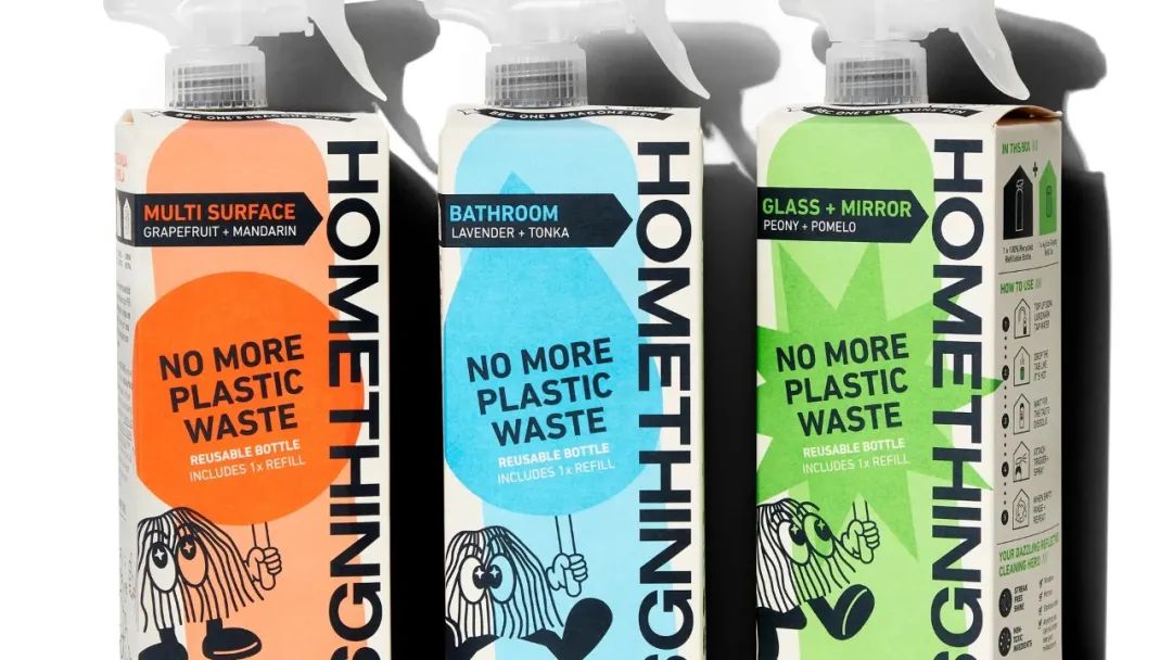 生态清洁品牌Homethings全新可持续包装设计