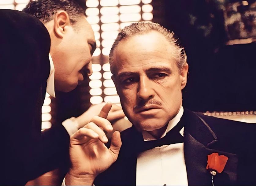 教父，有人抄袭你，还把你设计成了logo！