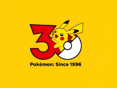 宝可梦系列30周年纪念标志亮相